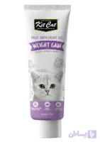 خمیر مکمل افزایش وزن گربه کیت‌کت Kit Cat Weight Gain Daily Supplement Gel | وزن ۱۲۰ گرم