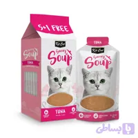 ‎سوپ گربه بالغ کیت کت با طعم ماهی تن Kit Cat Savoury Cat Soup With Tuna وزن 50 گرم