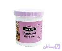 پد انگشتی تمیزکننده گوش سگ و گربه گلد پد (۵۰ عددی) Gold Pad Pet Ear Cleaning Finger Pads