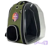 کوله پشتی حمل حیوانات زاریکس مدل زئوس پارک دار(رنگ سبز)