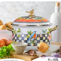 قابلمه طرح گنجشک ترکیه لعابی میس بتی