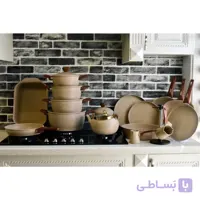 سرویس قابلمه 2۴ پارچه ترکیه برند کاراجا مدل گیگیلی gigilli در4 رنگ (پس کرایه)