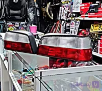 چراغ خطر بالا سفید پرشیا چپ و راست