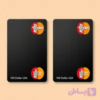 گیفت کارت مستر کارت 100 دلاری آمریکا