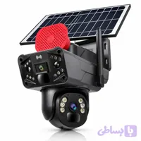 دوربین مداربسته مینی اسپایدکم سولار سیمکارتی 2K دو لنز 4G آتزباردار برند O-KAM