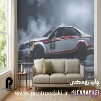 پوستر دیواری بنز مسابقه ای