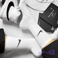 جوراب ورزشی ساق بلند زنانه و دخترانه مدل Nike فری سایز 38 تا44(جوری شاپ)