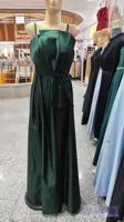 پیراهن مجلسی ماکسی طرح گل ساتن آمریکایی