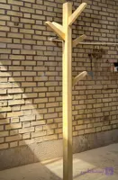 رگال لباس چوبی مدل درخت کد 22