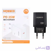 شارژر دیواری PD و فست تک پورت Mossco مدل IC-42 25W - سفید کد 1437508