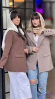 مانتو کتی یقه انگلیسی كد 1339