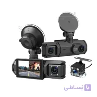 دوربین ثبت وقایع سه لنزه وای فای دار BLACK BOX مدل S-2 Ultra Full HD