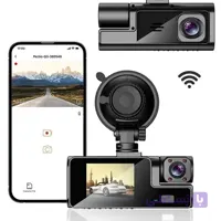 دوربین ثبت وقایع سه لنزه وای فای دار Black Box مدل Super HD 1296P