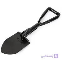 بیلچه تاشو چندکاره فولادی 58 سانتیمتری با کاور