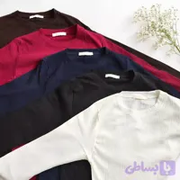 بلوز نخ وپنبه کبریتی درشت