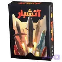 بازی فکری کارتی آتشبار با 90 کارت موشک ایرانی، مناسب 7 سال به بالا، رقابتی و همکاری، تاکتیک شانس، حافظه‌ای و مدیریت منابع، مدت بازی کمتر از 30 دقیقه، تعداد بازیکن 3 تا 8 نفر، درجه سختی آسان