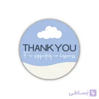 برچسب بسته بندی دایره ای طرح منتظر