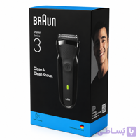 ریش تراش براون سری 3 مدل 300s Black