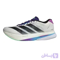 کفش رانینگ آدیداس Adidas Adizero Boston 13 Men's Running Shoes Core White / Core Black / Lime Burst