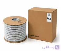فنر صحافی دوبل روکش‌دار سایز 15.8 میلی‌متری 10000 لوپ رول برند دیاکو