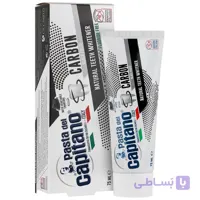 خمیردندان کربن اکتیو کاپیتانو 75 میلی لیتر