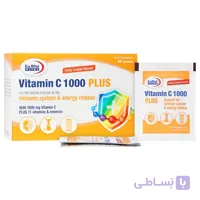 ساشه ویتامین سی 1000 پلاس یوروویتال 30 عددی
