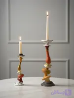جاشمعی دکوراتیو دفرمه در دو سایز