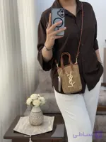 کیف رافیا دستی برند ysl