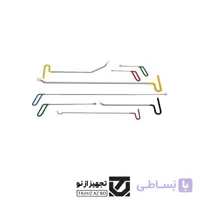 ست میله 8 پارچه استیل آبکاری شده