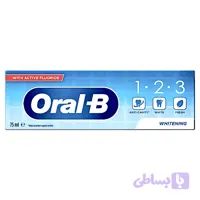 خمیردندان سفیدکننده اورال بی (Oral-B) مدل FRESH WHITE | ضد پوسیدگی و طراوت‌بخش | با طعم نعناع تازه | مناسب بزرگسالان | ساخت آلمان