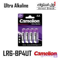 💡 باتری قلمی کملیون مدل Ultra Alkaline LR6-BP4UT بسته 4 عددی