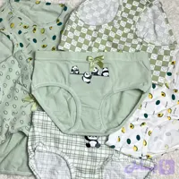 شورت زنانه فانتزی پاندا سفید و سبز / سایز 40-38 L