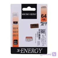 کارت حافظه X-Energy microSDXC ظرفیت 64 گیگابایت U3 600X