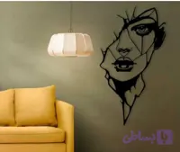 تابلو لیزری مدرن طرح چهره (کد 4UIYW)
