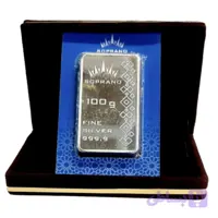 شمش نقره 100 گرمی عیار 999.9