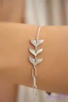 دستبند نقره زنانه دم وال