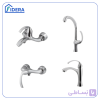 ست شیرآلات اوج مدل ایوانو – کروم مات