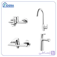 ست شیرآلات پادرا مدل متا – کروم