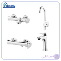 ست شیرآلات پادرا مدل ویتا – کروم
