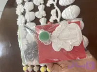 گیفت تولد خانه شامل یک مجسمه و یک رنگ و یک قلمو