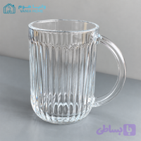 لیوان بلور مدل دسته‌دار یلدا کد 1447