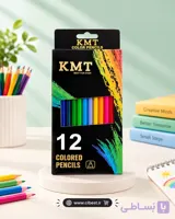 مداد رنگی 12 عددی کی ام تی kmt – قیمت پلکانی