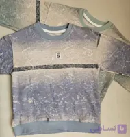 بلوز دو نخ تک پسرانه طرح دار
