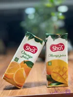 نوشیدنی بدون گاز (200cc) در سه طعم پرتقال، هلو و انبه