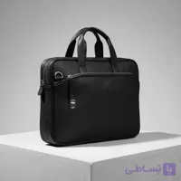 کیف اداری چرم طبیعی مشکی کد KC-100
