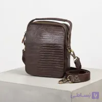 کیف دوشی مردانه چرم پوست ماری کد KD-101