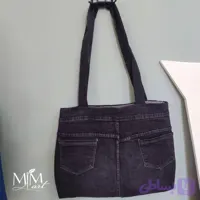 کیف دوشی زنانه / کیف دخترانه / تت بگ جین زنانه کژوال دست‌دوز / کد 45