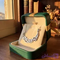گردنبند استیل مردانه و زنانه مدل قمر