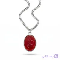 گردنبند عقیق سرخ مردانه مدل کرّار