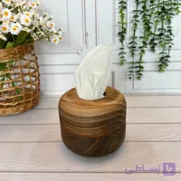 جا دستمال کاغذی چوب گردو